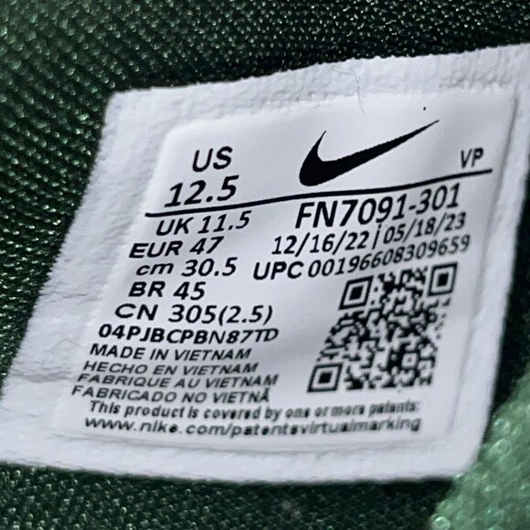 NEW Nike KD 16 TB Promo Gorge Green White FN7091-301 Men\'s Size 12.5 main image 6